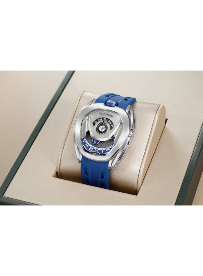 TSAR BOMBA Men's Rubber Automatic Watch TB8213A-03(1+2)SET - 44*52 mm - Image 5